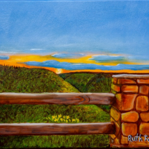 SUNSET ON LITTLE RIVER CANYON, AL