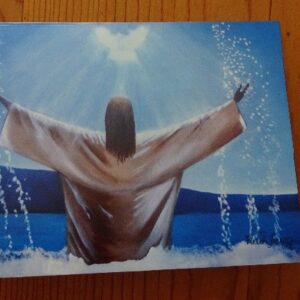 JESUS BEING BAPTIZED IN THE SPIRIT
