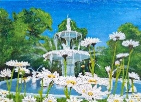 FOUNTAIN IN FORSYTH PARK, GA