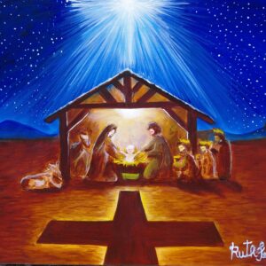 THE STAR AND THE CROSS OF THE BORN MESSIAH